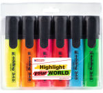 Markeerstift edding 345 2-5mm assorti set à 6 stuks