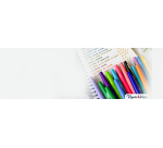 Felt-tip pen Paper Mate Flair Retro medium writing - Pack of 6