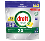 Dreft All-in-1 Professional Lemon Dishwasher Tablets 90 pieces