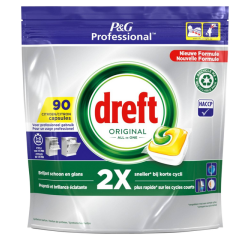 Dreft All-in-1 Professional Lemon Dishwasher Tablets 90 pieces