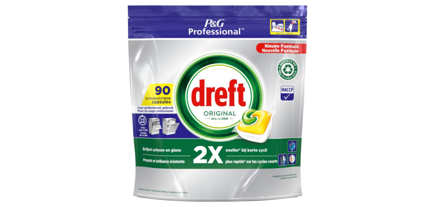Dreft All-in-1 Professional Lemon Dishwasher Tablets 90 pieces