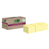 Bloc mémos 3M Post-it 654 RSS12CY 76x76mm jaune 14 + 4 gratuits