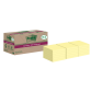 Bloc mémos Post-it 654 RSS12CY 76x76mm jaune 14 + 4 gratuits