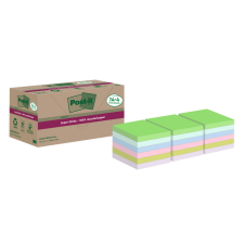 Memoblok Post-it 654 RSS12COL 76x76mm colour 14+4 gratis