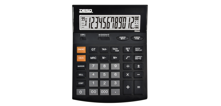 Rekenmachine Desq X-Large Check&Correct