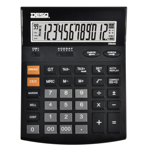 Calculatrice Desq X-Large Check & Correct
