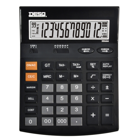 Calculatrice Desq X-Large Check & Correct