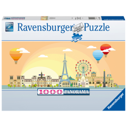 Puzzle Ravensburger une journée à Paris 1000 pièces