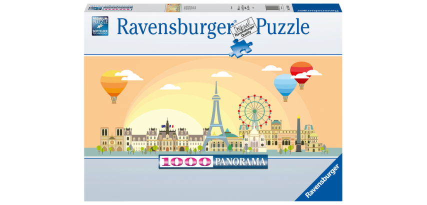 Puzzel Ravensburger Een dag in Parijs 1000 stukjes