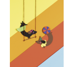 Carton bricolage Folia 48x68cm 380g n° 911 jaune fluo