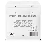 Enveloppe à bulles TAP Comebag pour CD 200x175mm blanc 100 pièces