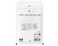 Enveloppe à bulles TAP Comebag nr13 blanc 100 pièces
