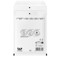 Enveloppe à bulles TAP Comebag nr13 blanc 100 pièces