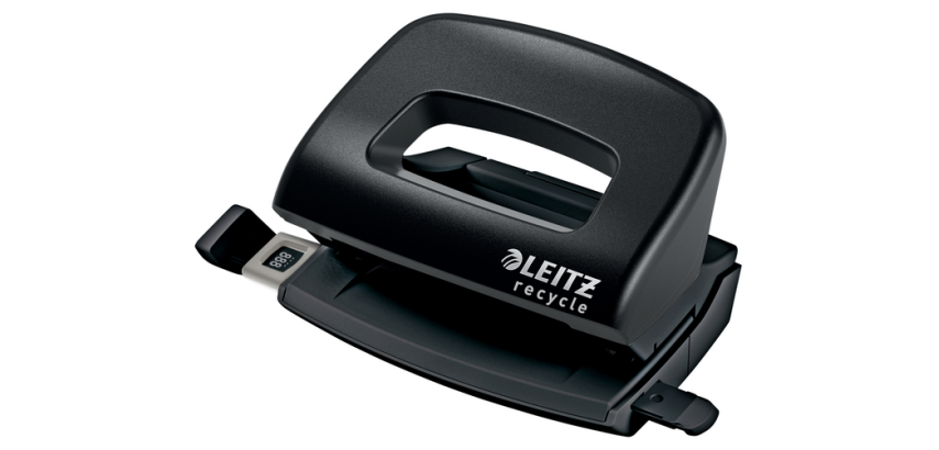 Leitz NeXXt Recycle Mini Hole Punch 10 sheets black