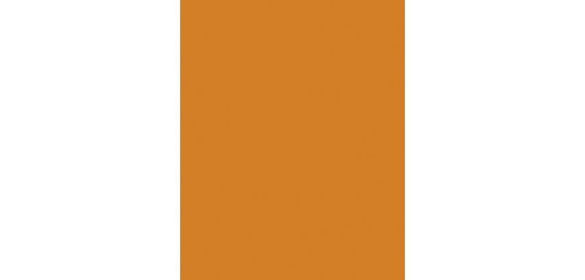 Carton bricolage Folia 1 face 48x68cm 380g n° 915 orange fluo