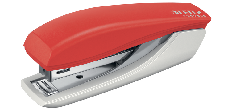 Agrafeuse Leitz NeXXt Recycle mini 10 feuilles rouge