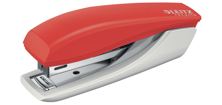 Agrafeuse Leitz NeXXt Recycle mini 10 feuilles rouge