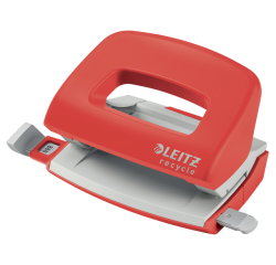 Perforateur Leitz NeXXt Recycle mini 10 feuilles rouge