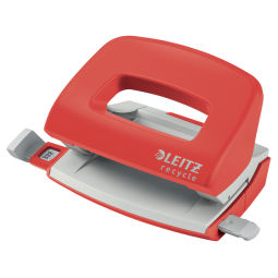 Perforateur Leitz NeXXt Recycle mini 10 feuilles rouge