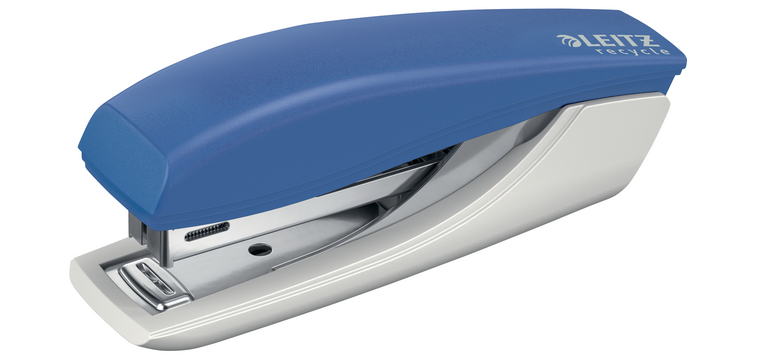 Agrafeuse Leitz NeXXt Recycle mini 10 feuilles bleu