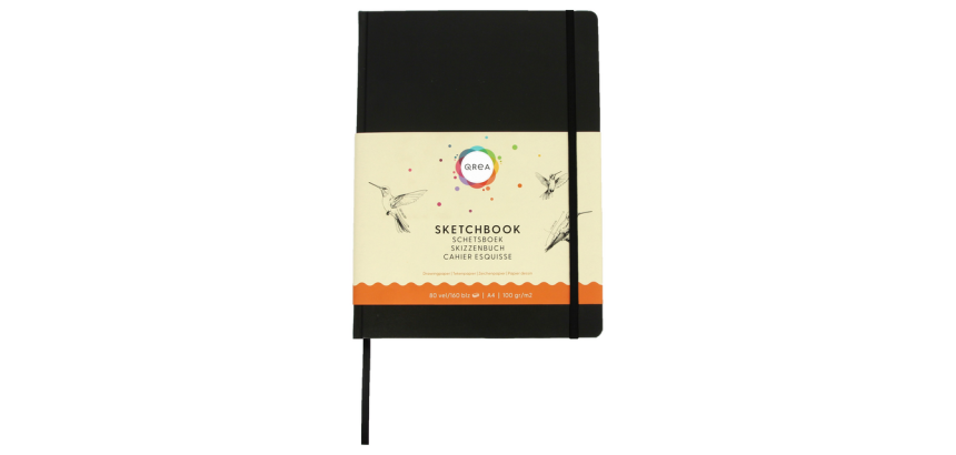 Carnet de croquis Qrea A4 100g 80 feuilles