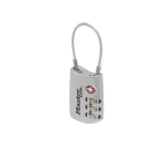 Masterlock 3-digit combination lock TSA flexible cable assorted 30mm