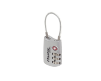 Cadenas Masterlock combinaison 3 chiffres TSA câble flexible assorti 30mm