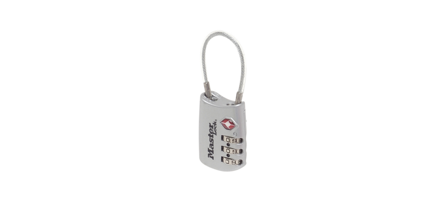 TSA-zugelassenes, programmierbares, kombiniertes Gepäckschloss, 30 mm Master Lock 4688EURD