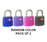 Masterlock Padlock 2 Equal ABS TSA Assorted 30mm 2 Pieces