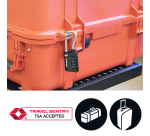 Cadenas Masterlock combinaison 4 chiffres TSA anse longue noir 35mm