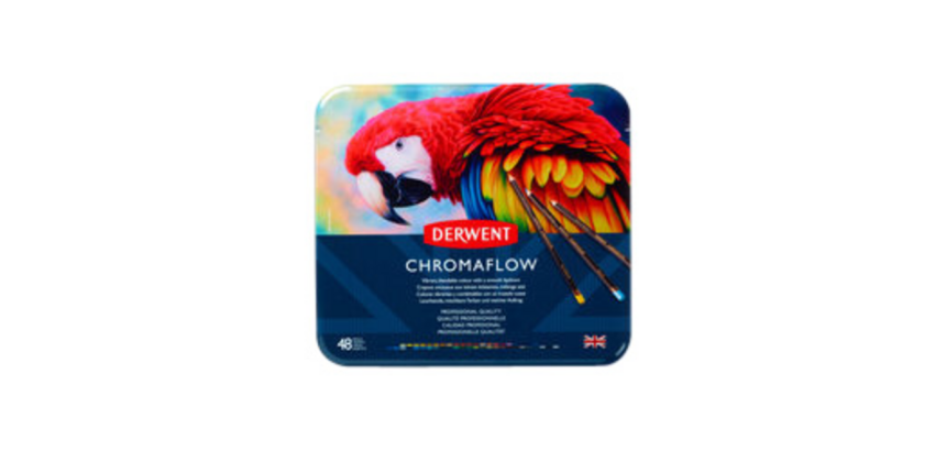 Crayon de couleur Derwent Chromaflow set 48 couleurs
