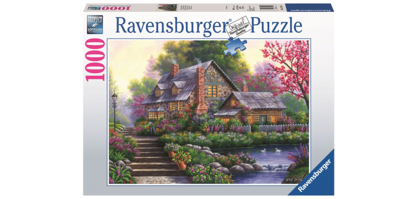 Puzzle  Romantische cottage 1000 pièces
