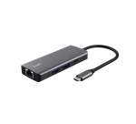 Adaptateur Trust DALYX 6-en-1 USB-C multiport gris