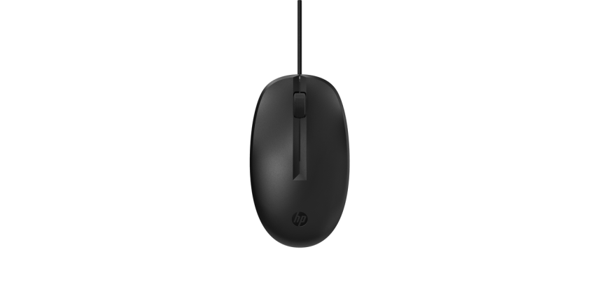 HP 128 Black Wired Laser Mouse