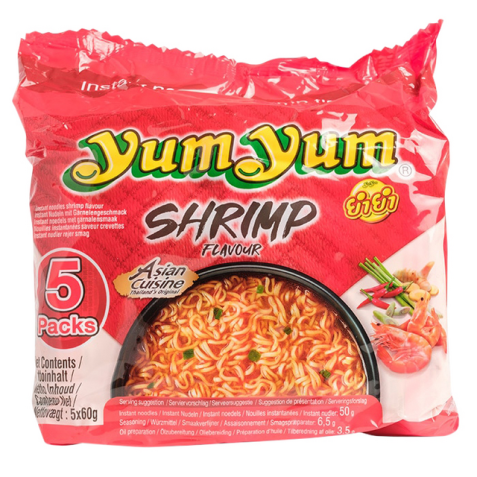 Noodles Yum Yum crevette bami 5 sachets 5x 60g