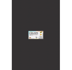 Carton ondulé Folia cannelure E 50x70cm 250g nr 90 noir