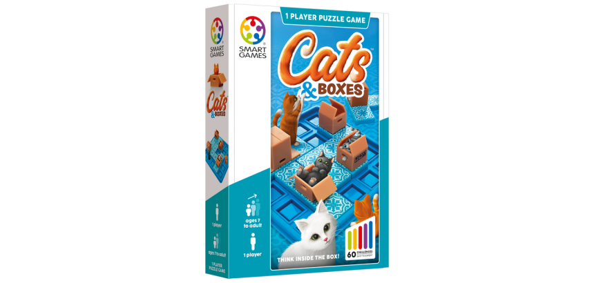 Jeu puzzle Smart Cats & Boxes (60 défis)
