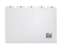 Carte à onglet HAN A-Z largeur A5 HA-985 gris clair