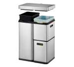 Poubelle EKO Mirage Plus capteur 30L et 2x 15L inox