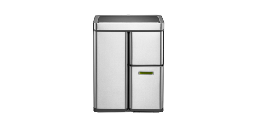 Afvalbak EKO Mirage Plus sensor 30liter en 2x15liter RVS