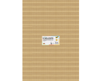 Carton ondulé Folia cannelure E 50x70cm 250g nr 65 doré