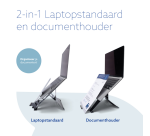 Laptopstandaard R-Go Riser Documenthouder