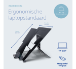 Laptopstandaard R-Go Riser Documenthouder