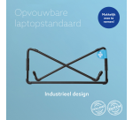 Support ordinateur portable R-Go Steel travel noir