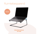 Laptopstandaard R-Go Office Zwart