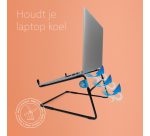 Laptopstandaard R-Go Office Zwart