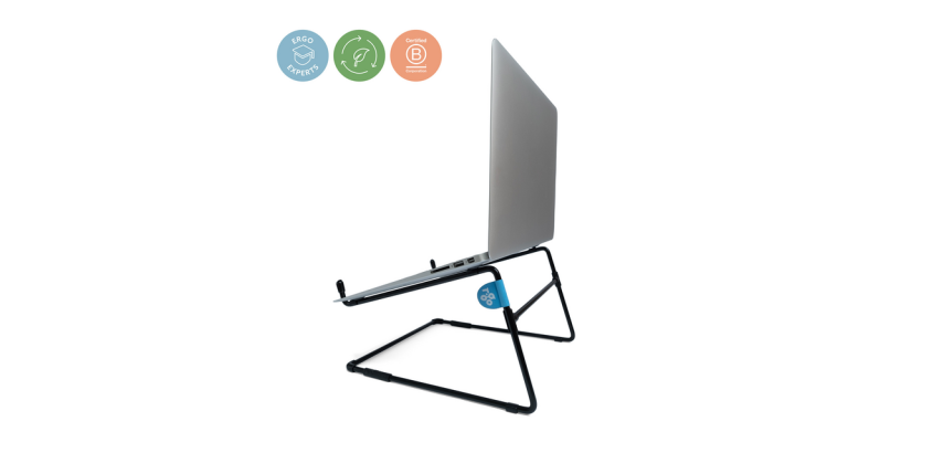Laptopstandaard R-Go Office Zwart
