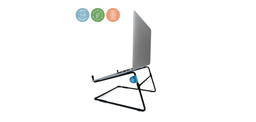 Laptopstandaard R-Go Office Zwart