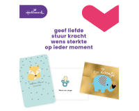 Carte de voeux Hallmark recharge 'Geboorte zoon' 6 cartes