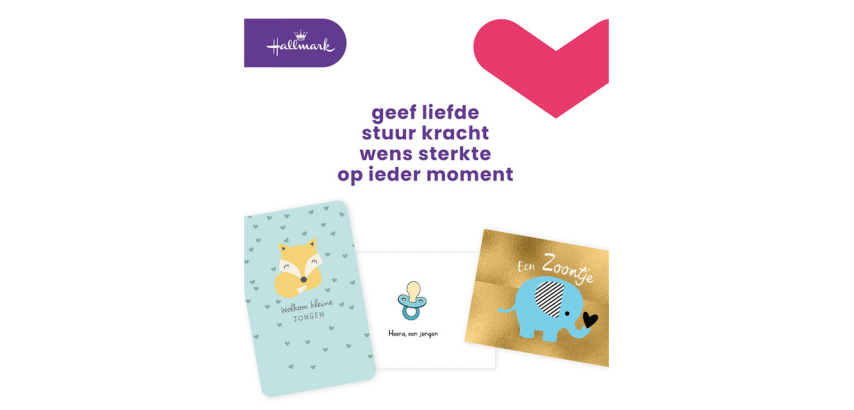 Hallmark Business Box Grußkarte 'Geburt Sohn' Nachfüllpackung 6 Stück